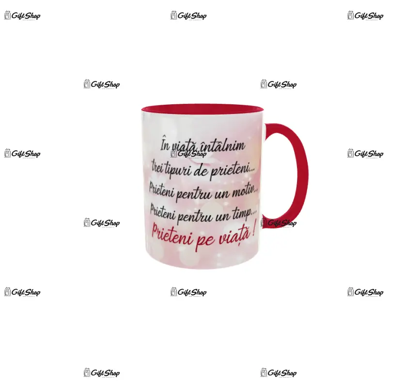 Prieteni pe viata, cana ceramica, 330ml, model cgs1735